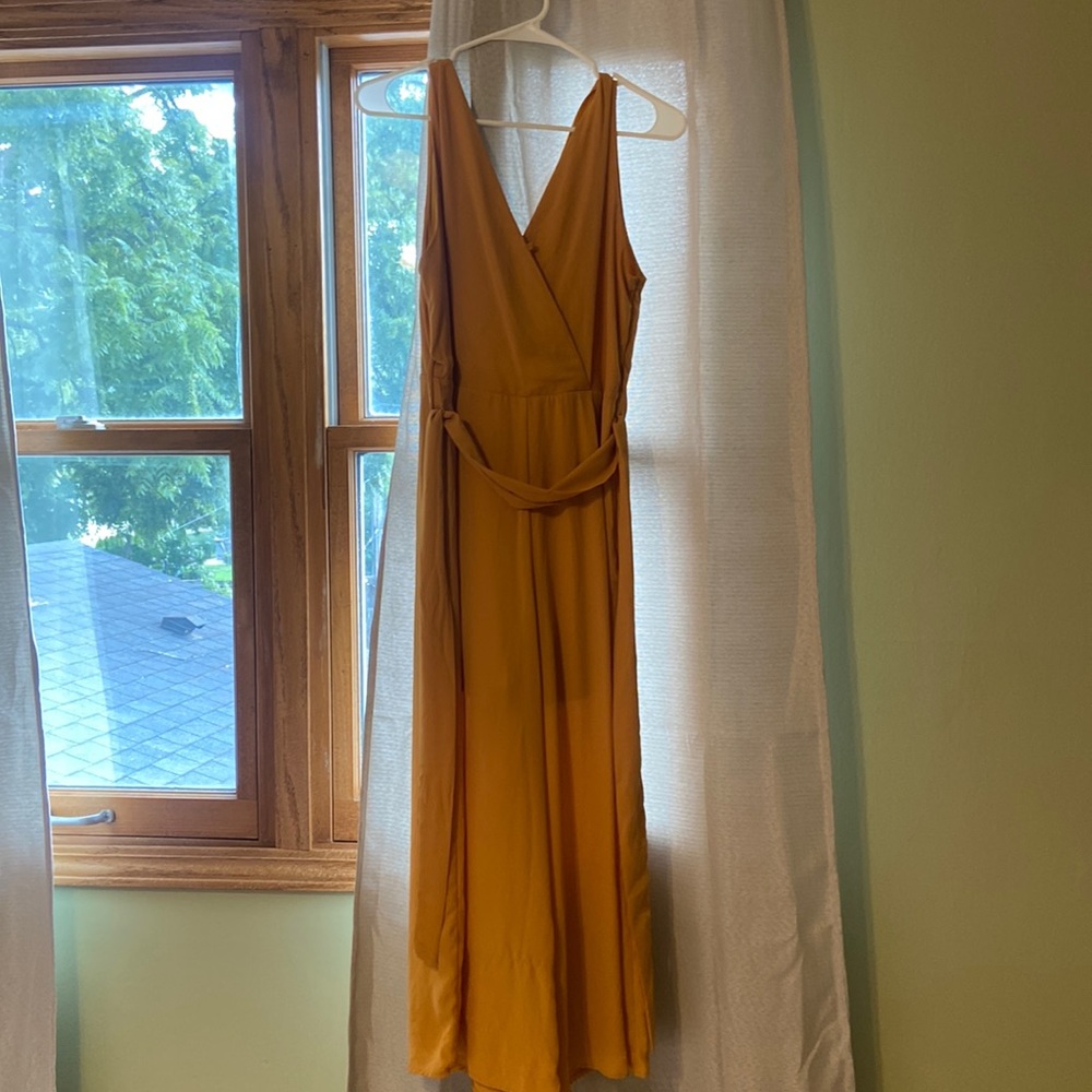 Mustard color jumpsuit